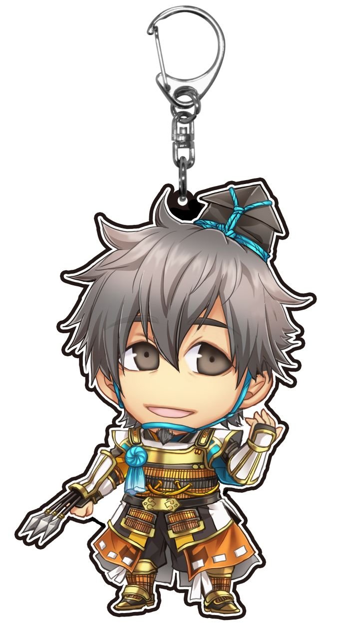 Amazon.co.jp: 戦国無双4 ミニキャラアクリルキーホルダー 毛利